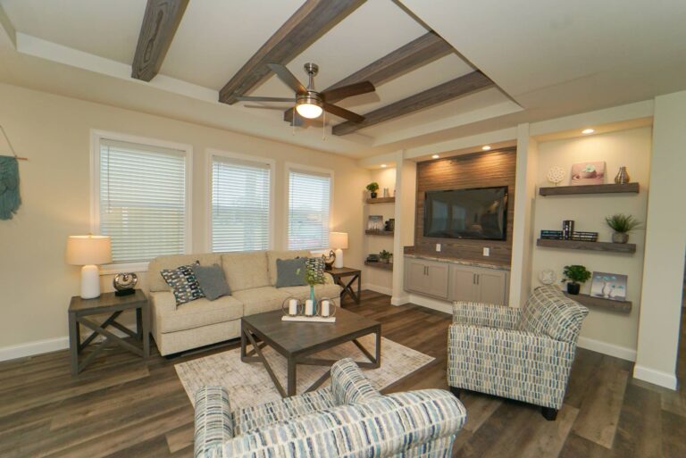 Interior of a modern manufactured home